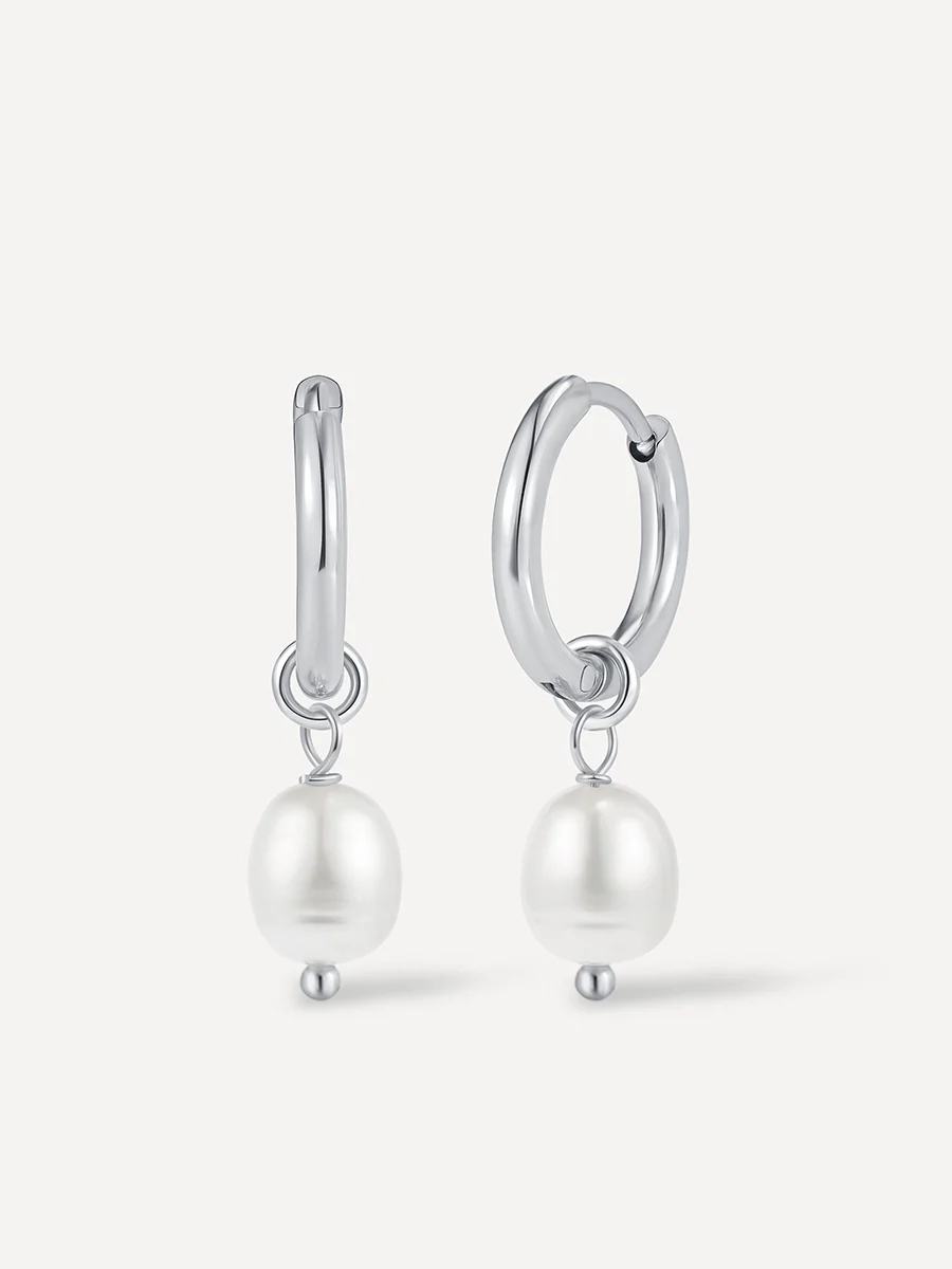 Modern Pearl Small Ohrringe - Image 8