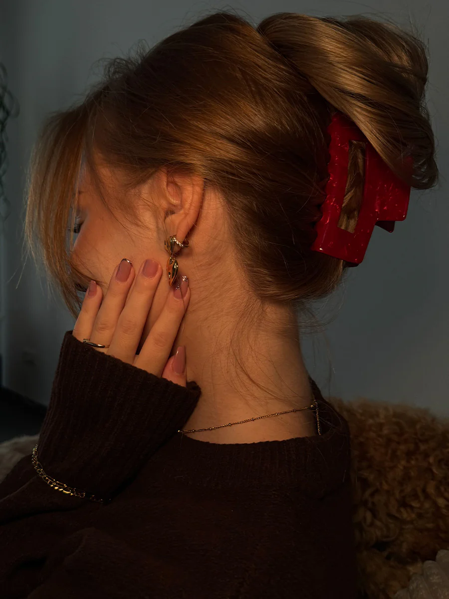 Modern Style Haarklammer Red - Image 2