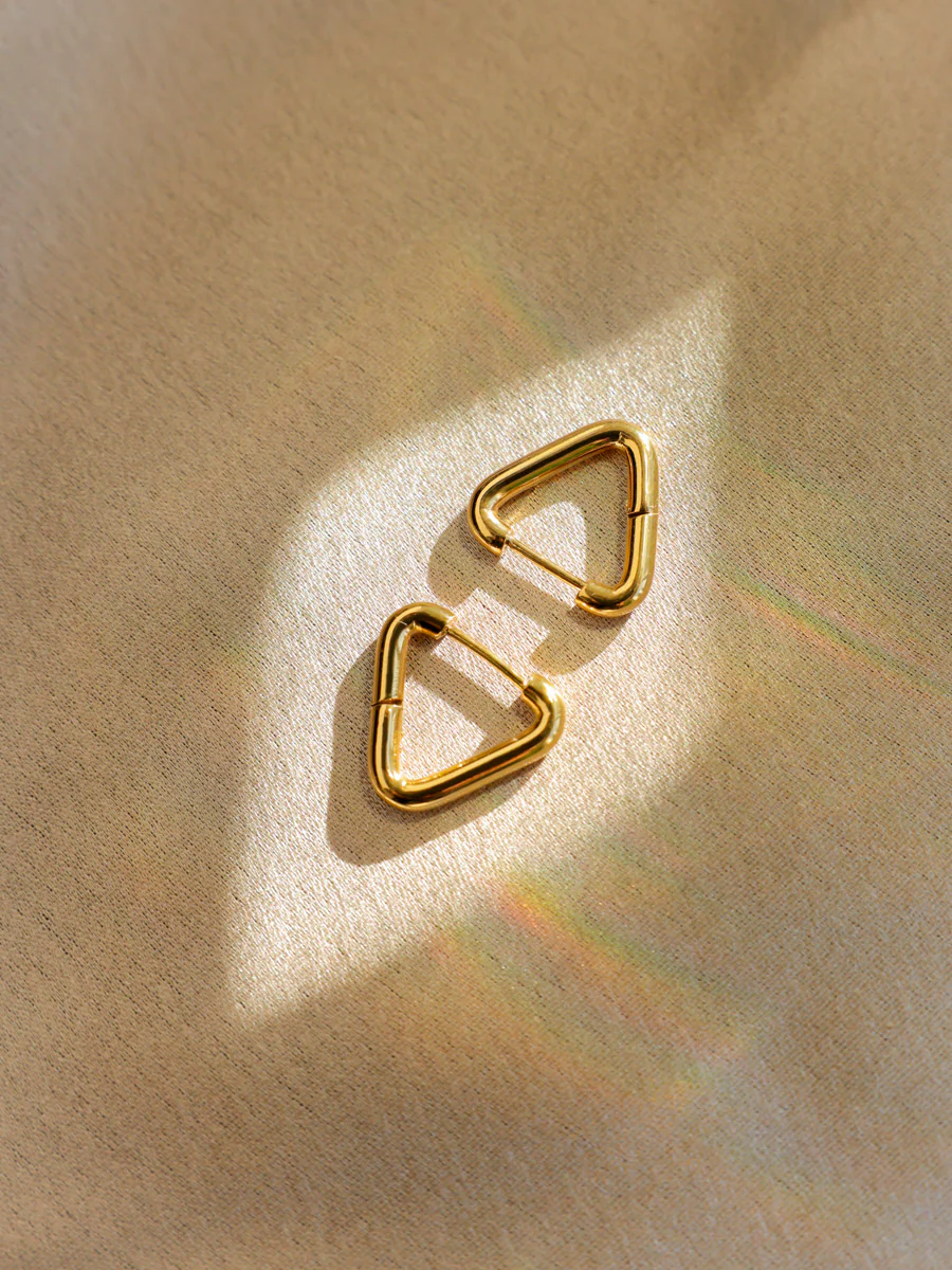Modern Triangle Ohrringe - Image 4