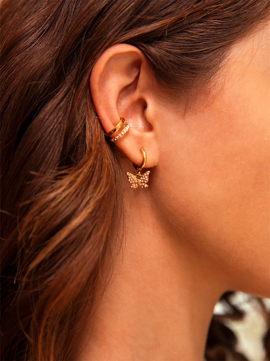 Moon Phase Duo Brilliant Earcuff - Image 5