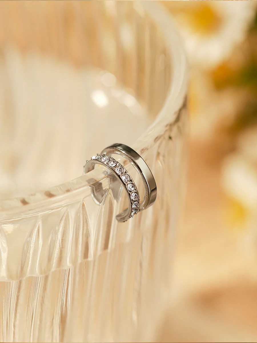 Moon Phase Duo Brilliant Earcuff - Image 9