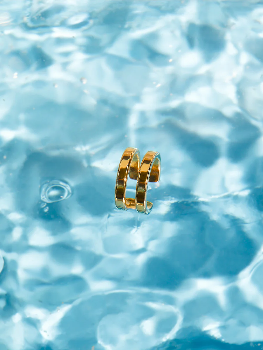 Moon Phase Duo Plain Earcuff - Image 4