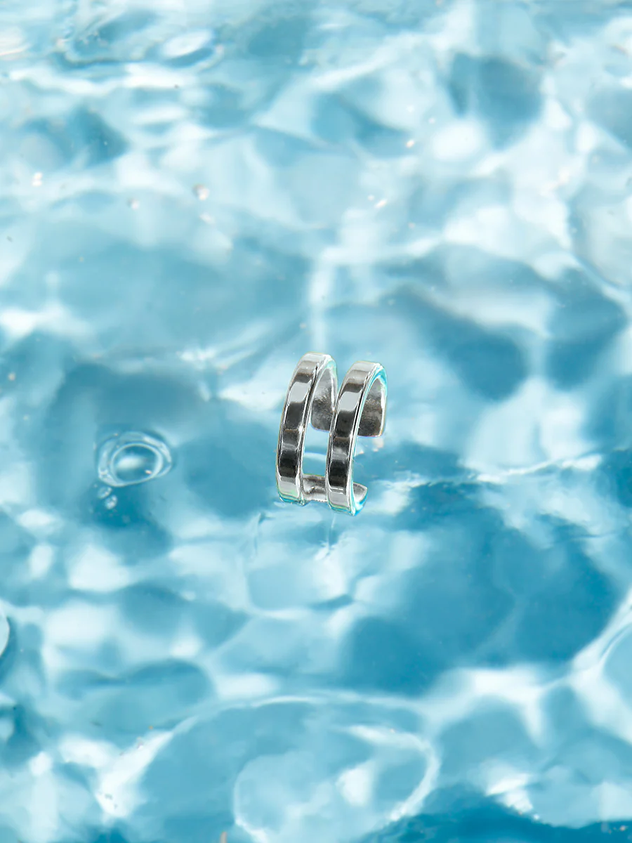Moon Phase Duo Plain Earcuff - Image 7