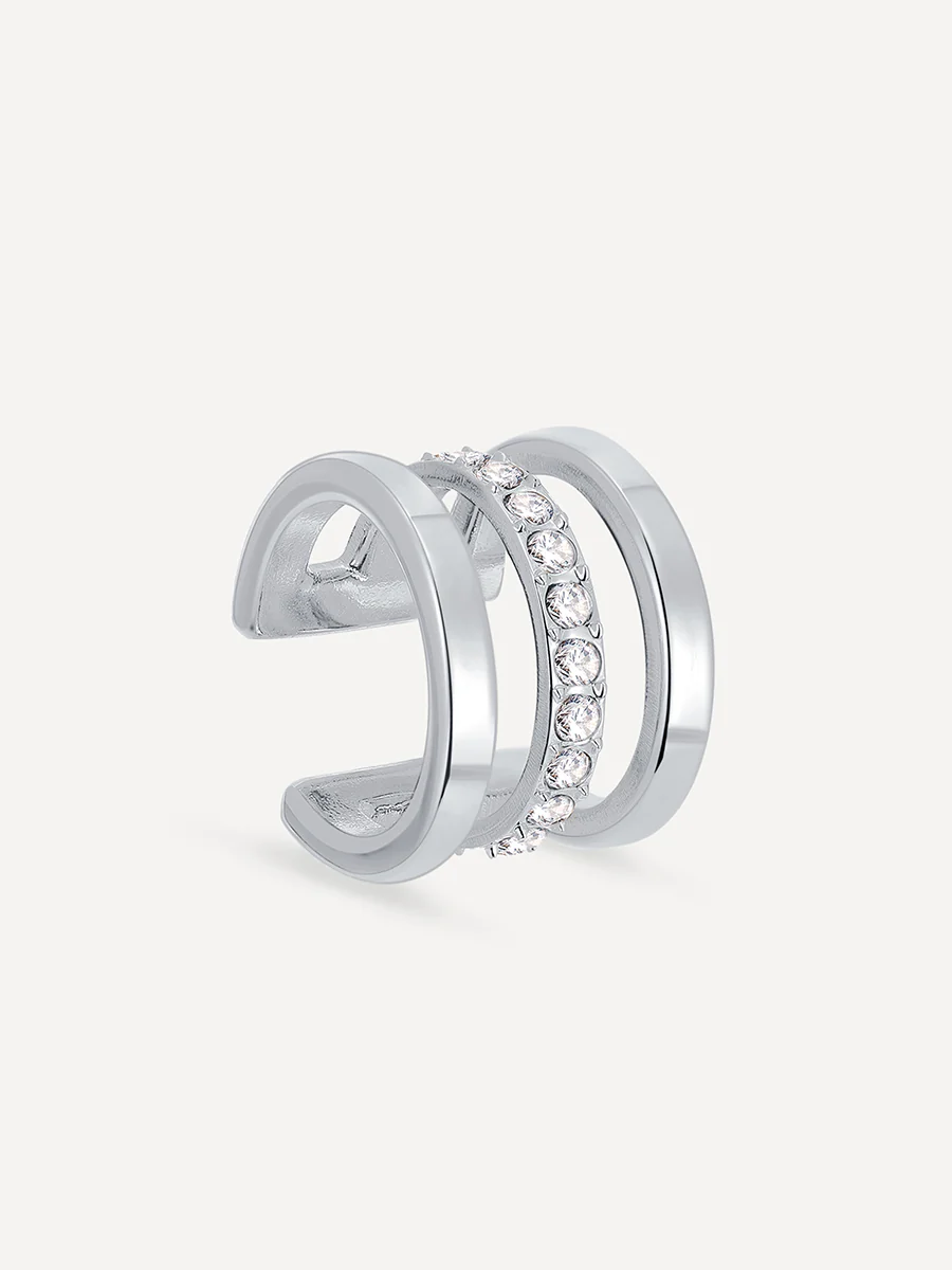 Moon Phase Trio Brilliant Earcuff - Image 9