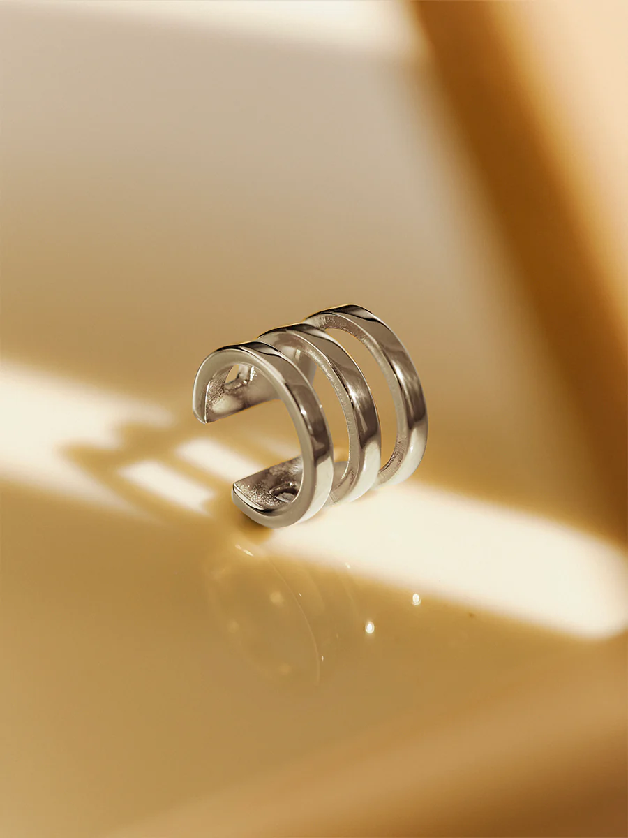 Moon Phase Trio Plain Earcuff - Image 10