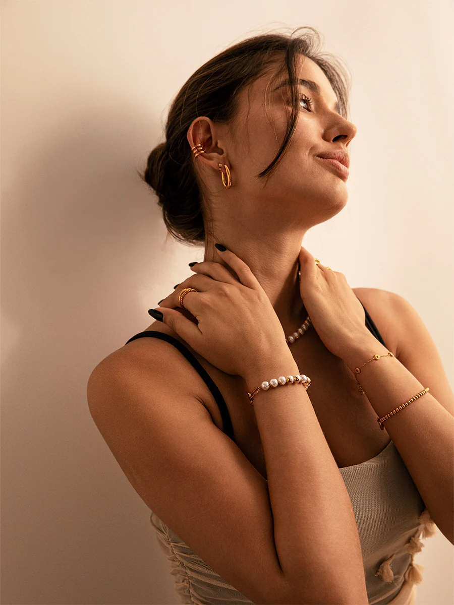 Moon Phase Trio Plain Earcuff - Image 8