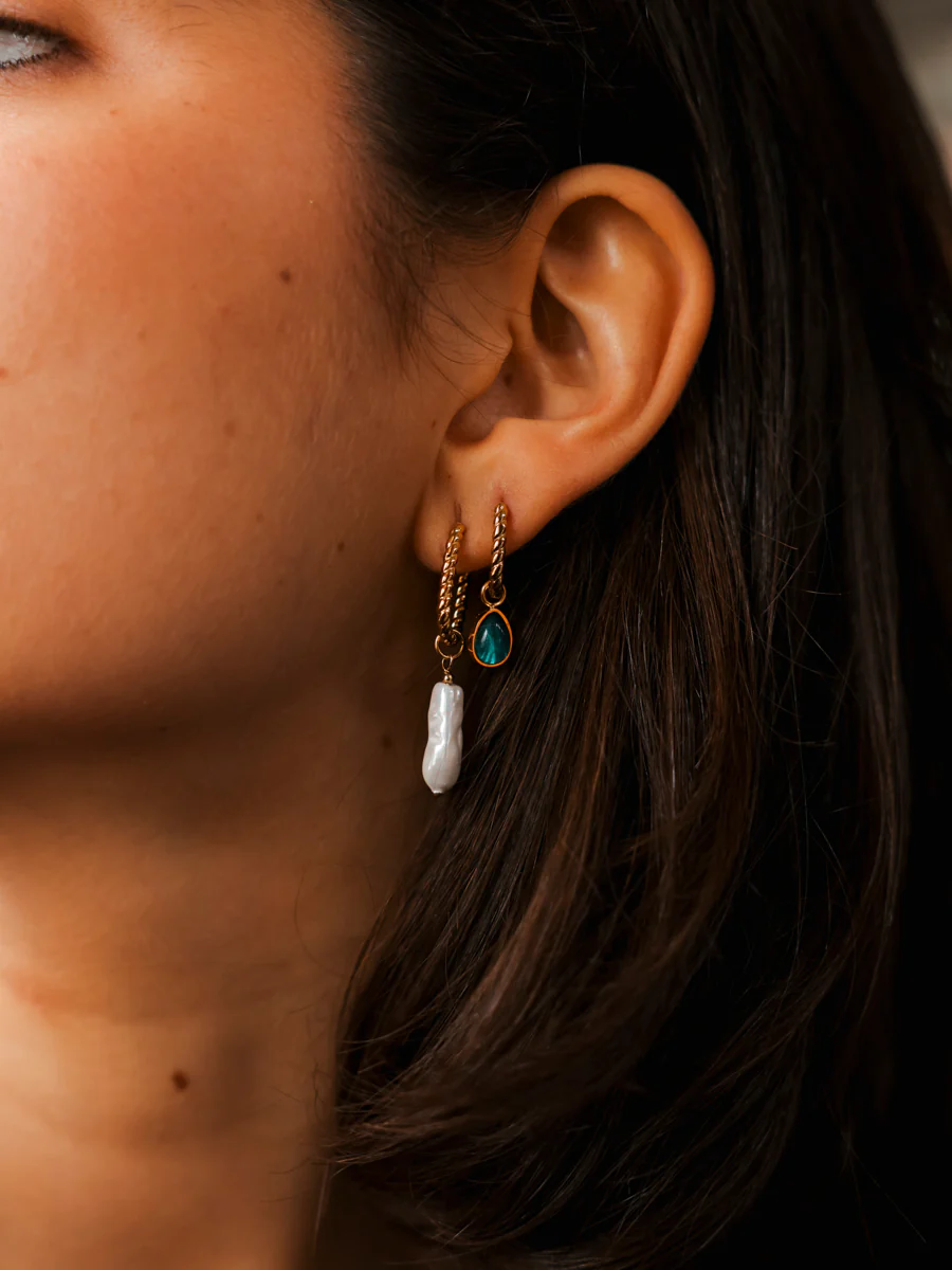 9,3x7mm Mystic Teardrop Ohrring-Charm - Image 3