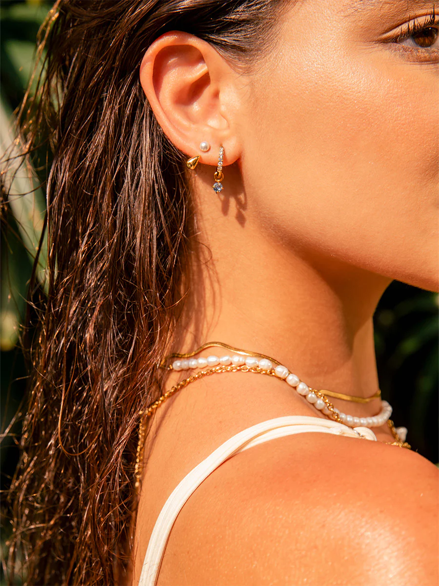 Ocean Drop Pearl Ohrringe - Image 3