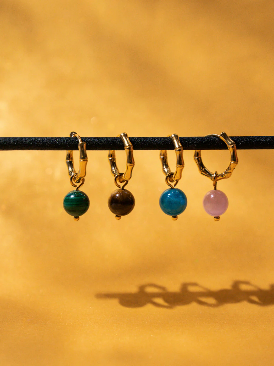 8,4mm Earth Tone Ohrring-Charm - Image 4