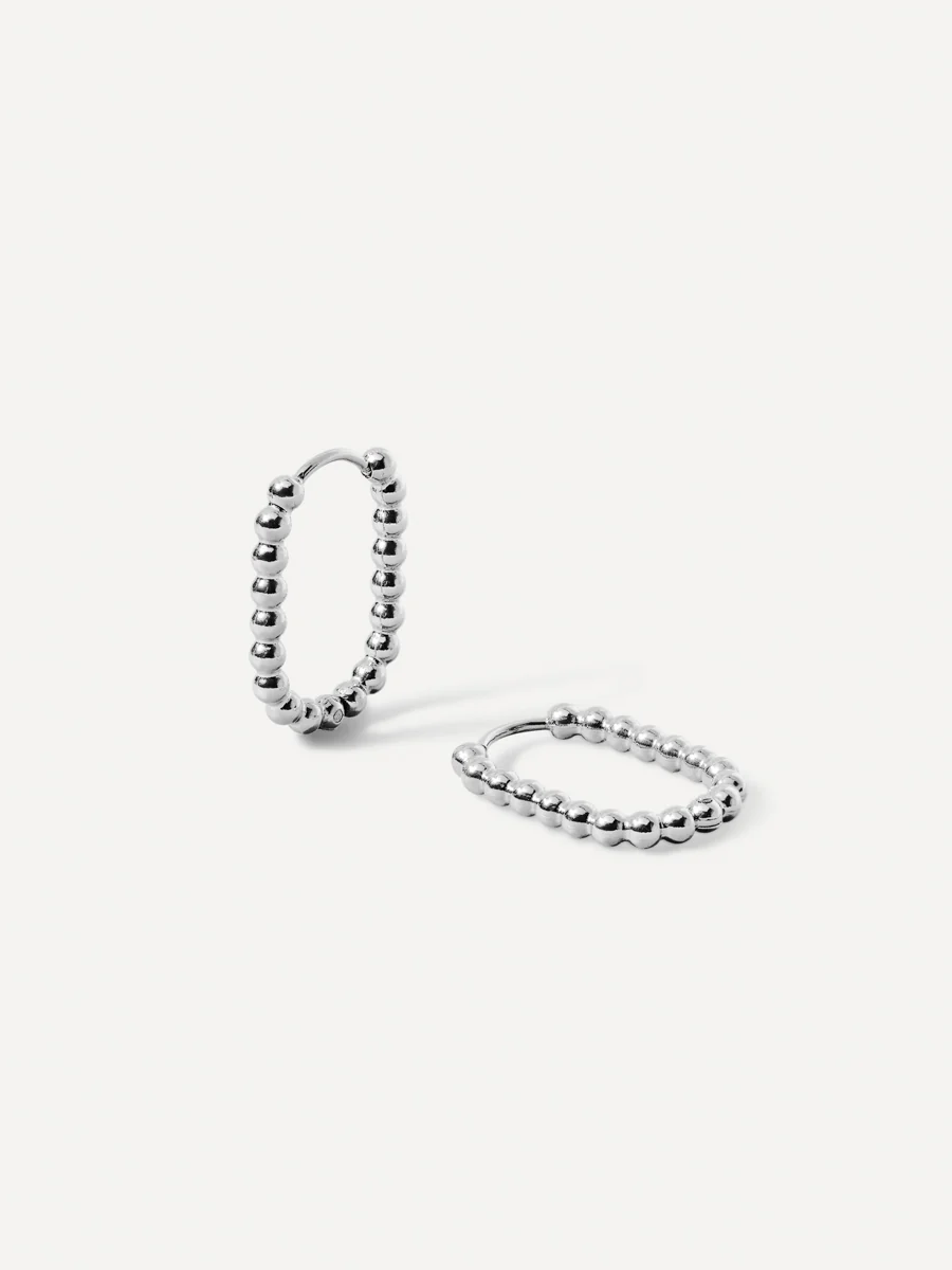 19mm Oval Bubble Ohrringe - Image 6