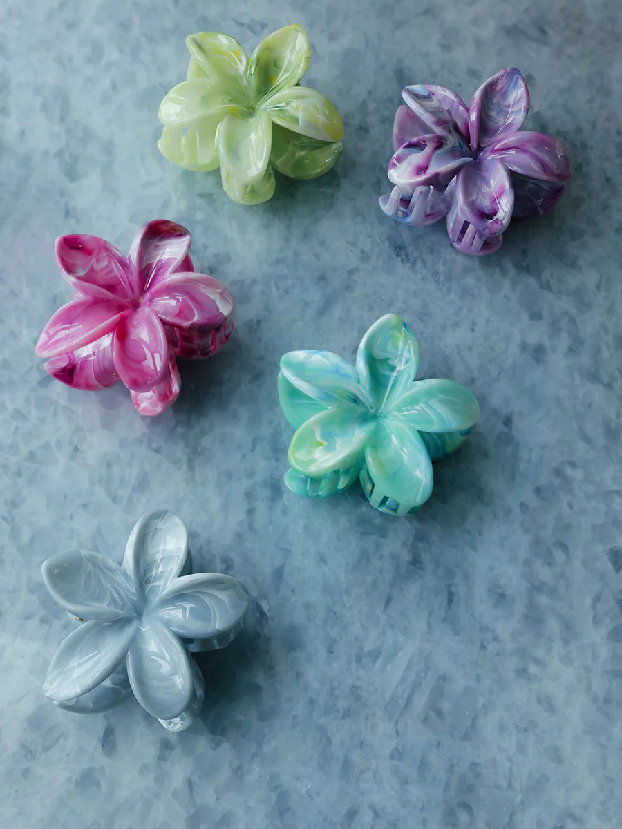 Pastel Petal Blue Haarklammer - Image 4