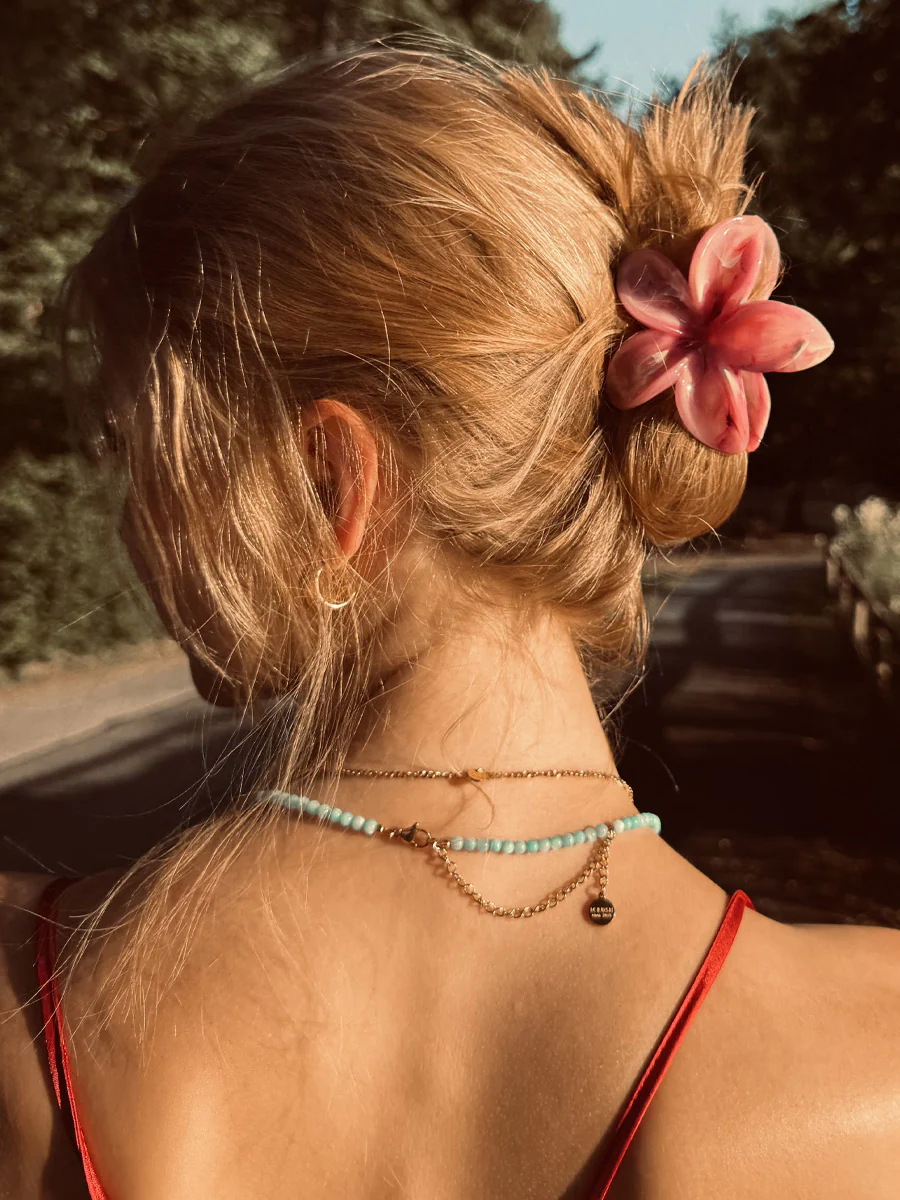 Pastel Petal Pink Haarklammer - Image 6