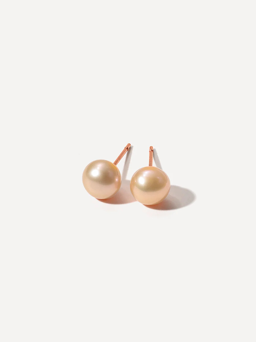 Pearl Beauty Orange Ohrringe - Image 7