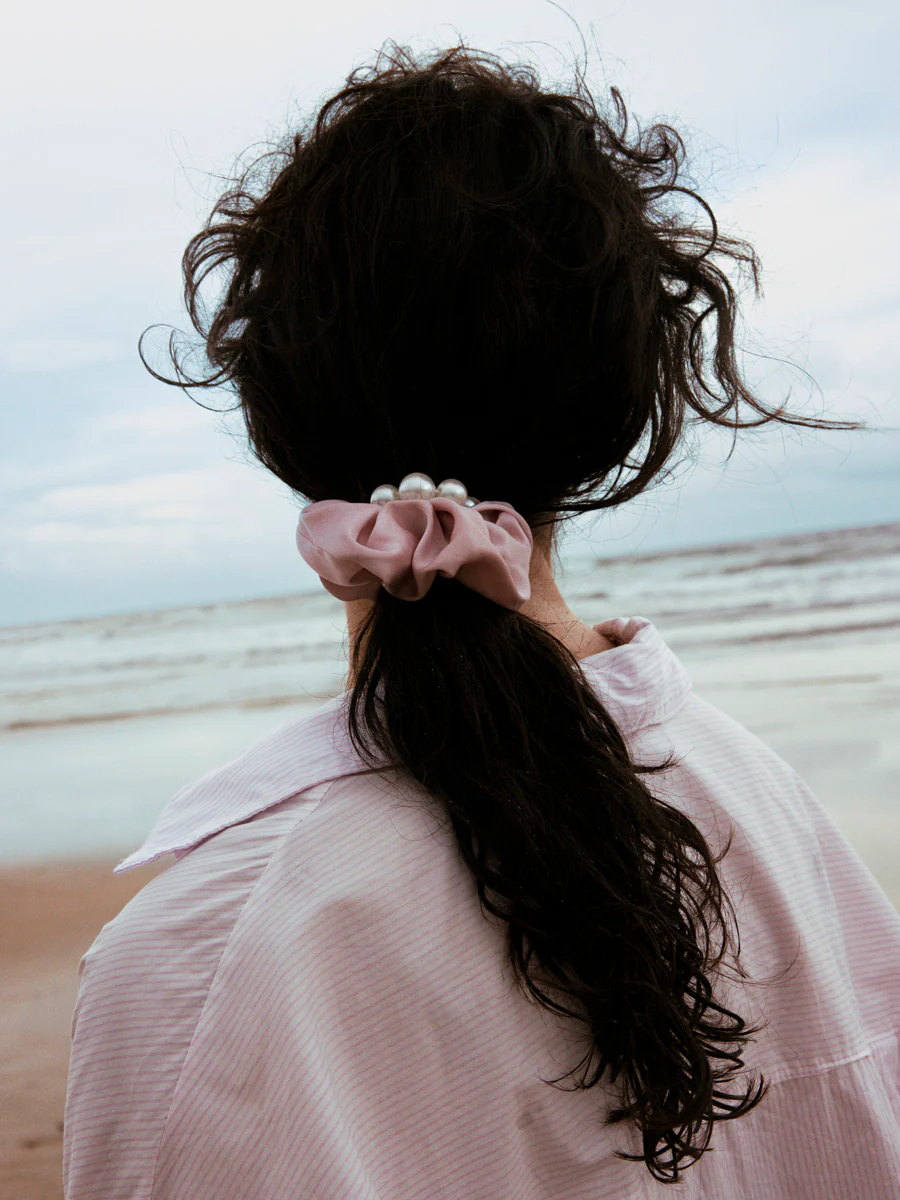 Pearl Elegance Scrunchie - Image 2