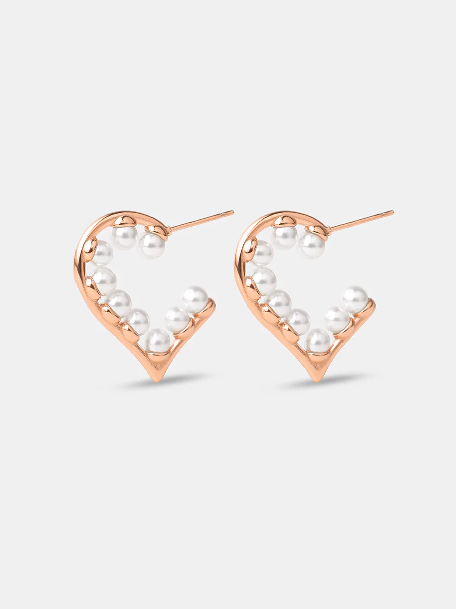 Pearl Heart Ohrringe - Image 14