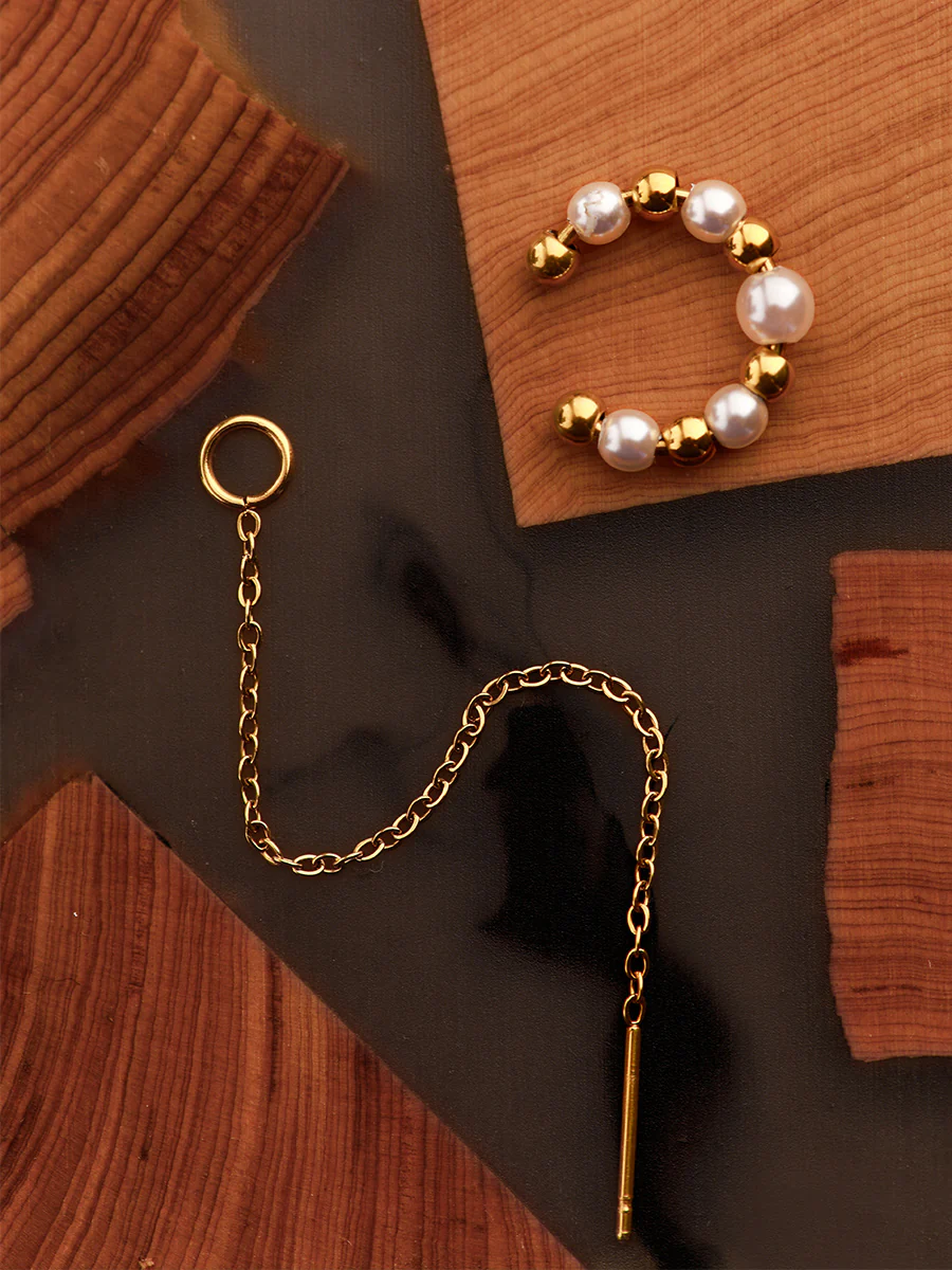Pearl Stream Earcuff - Image 4