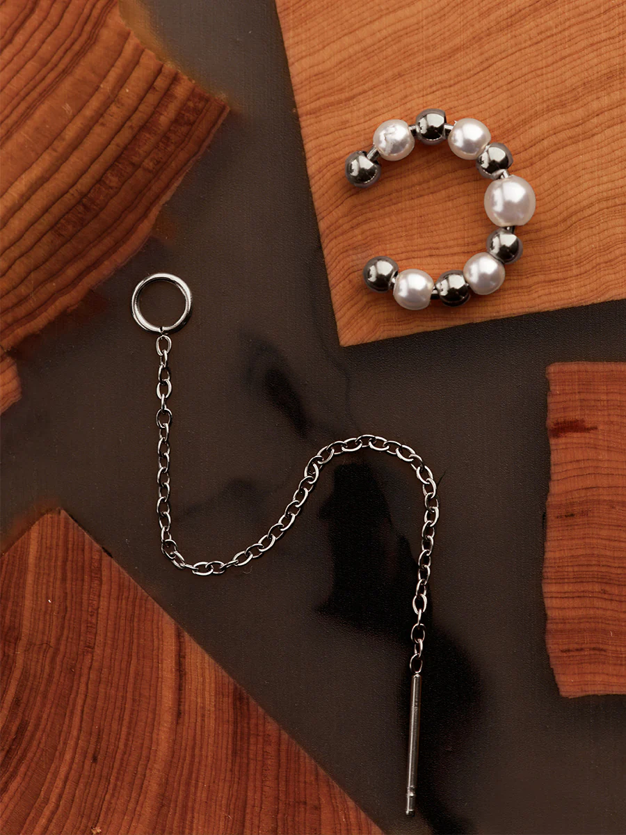 Pearl Stream Earcuff - Image 6