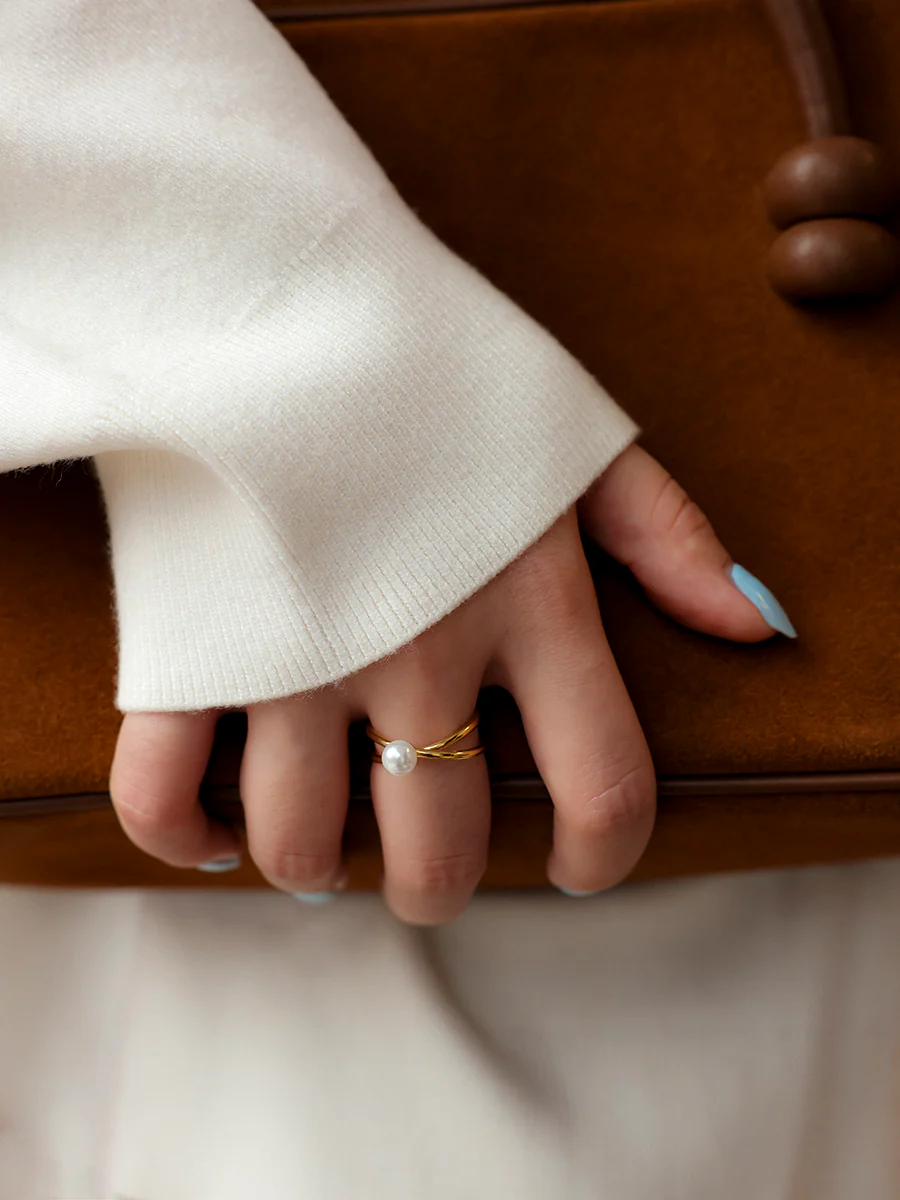 Pearl Twist Ring - Image 6