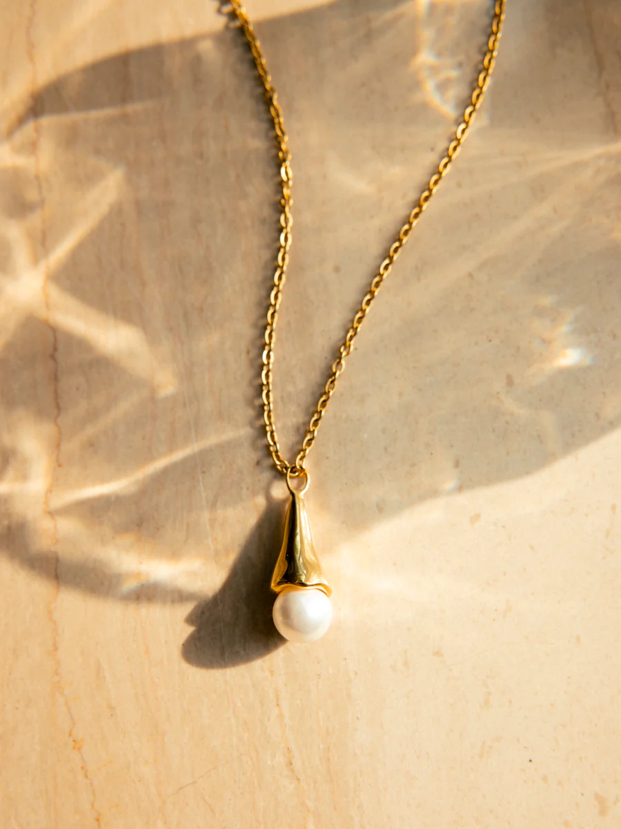 Pearlescent Drop Kette - Image 4