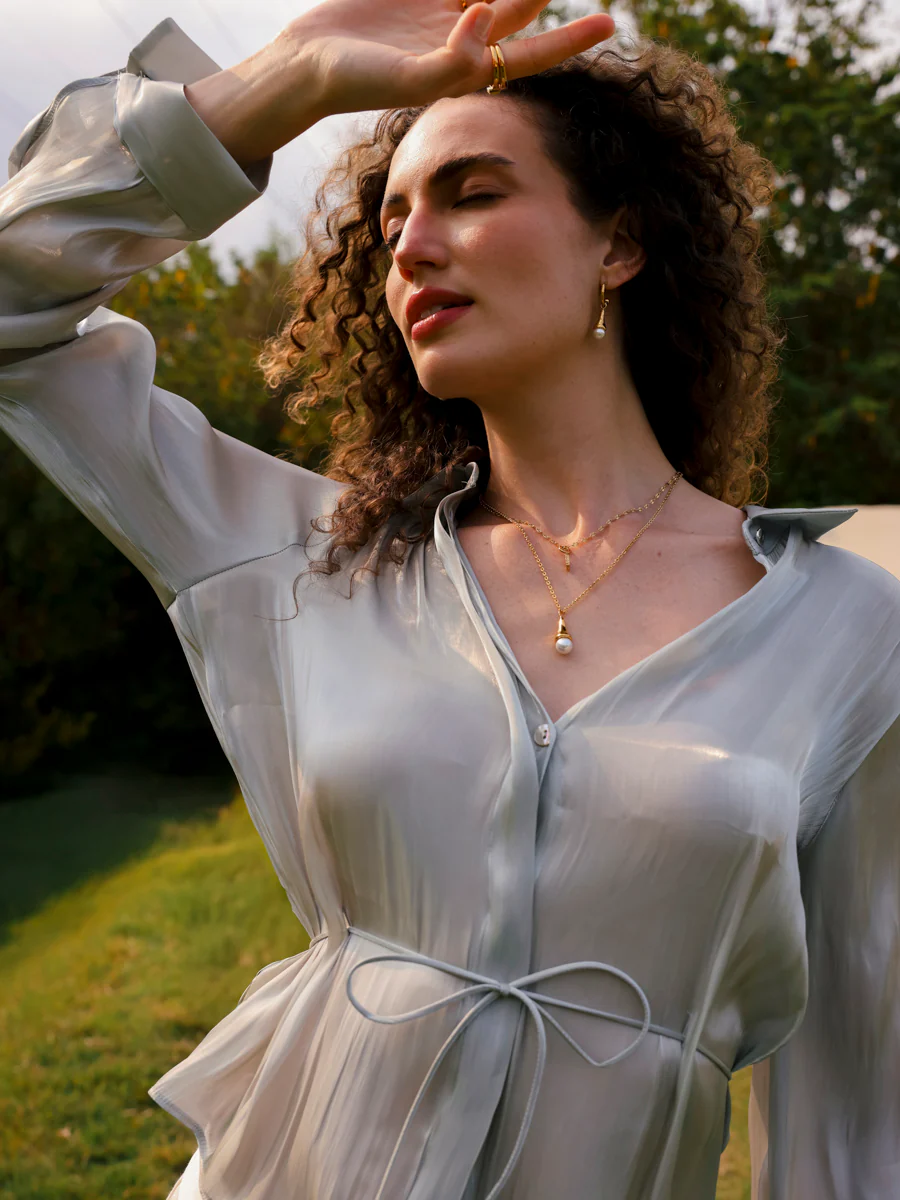 Pearlescent Drop Kette - Image 5