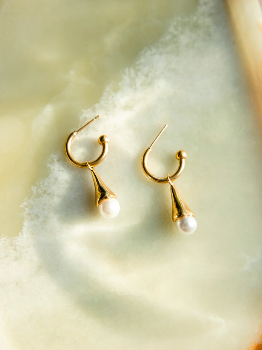 Pearlescent Drop Ohrringe - Image 4