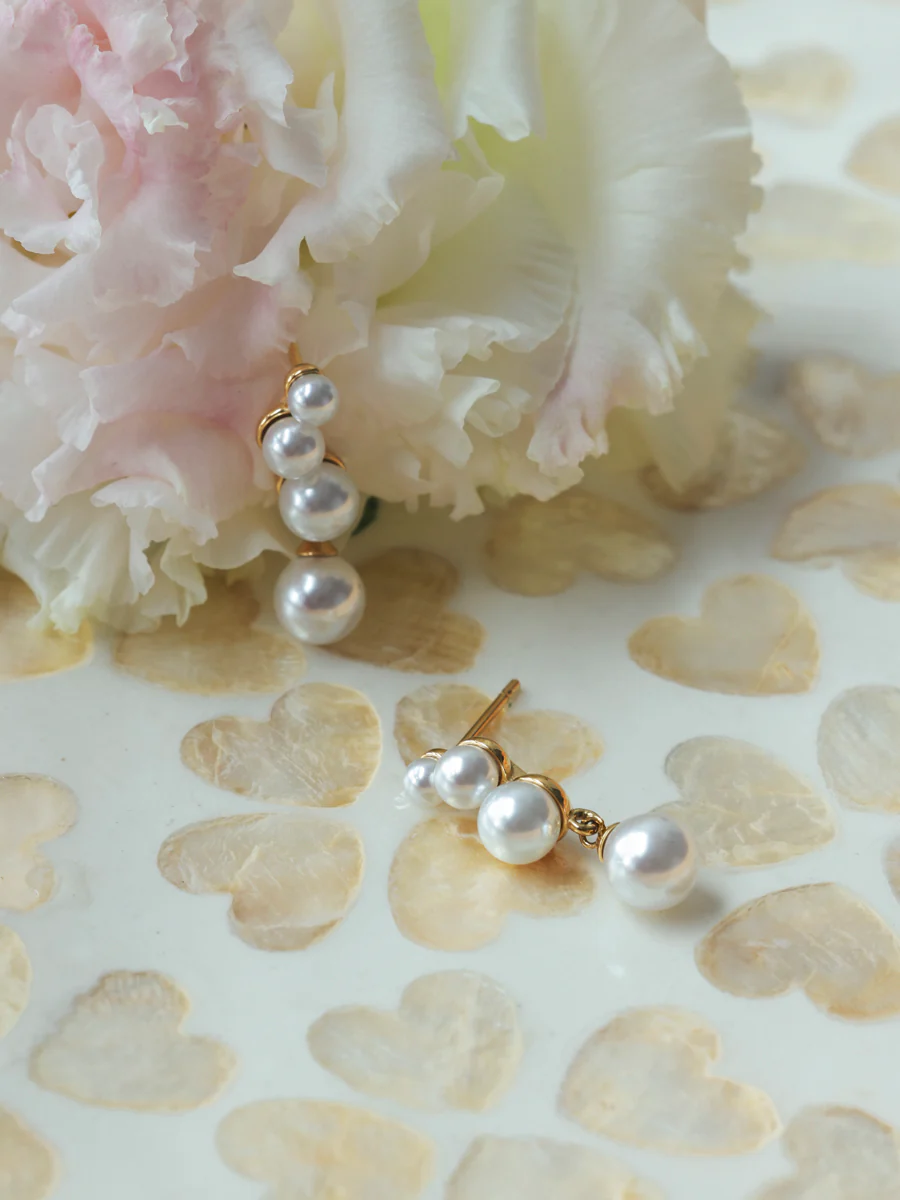 Pearly Stacks Ohrringe - Image 4