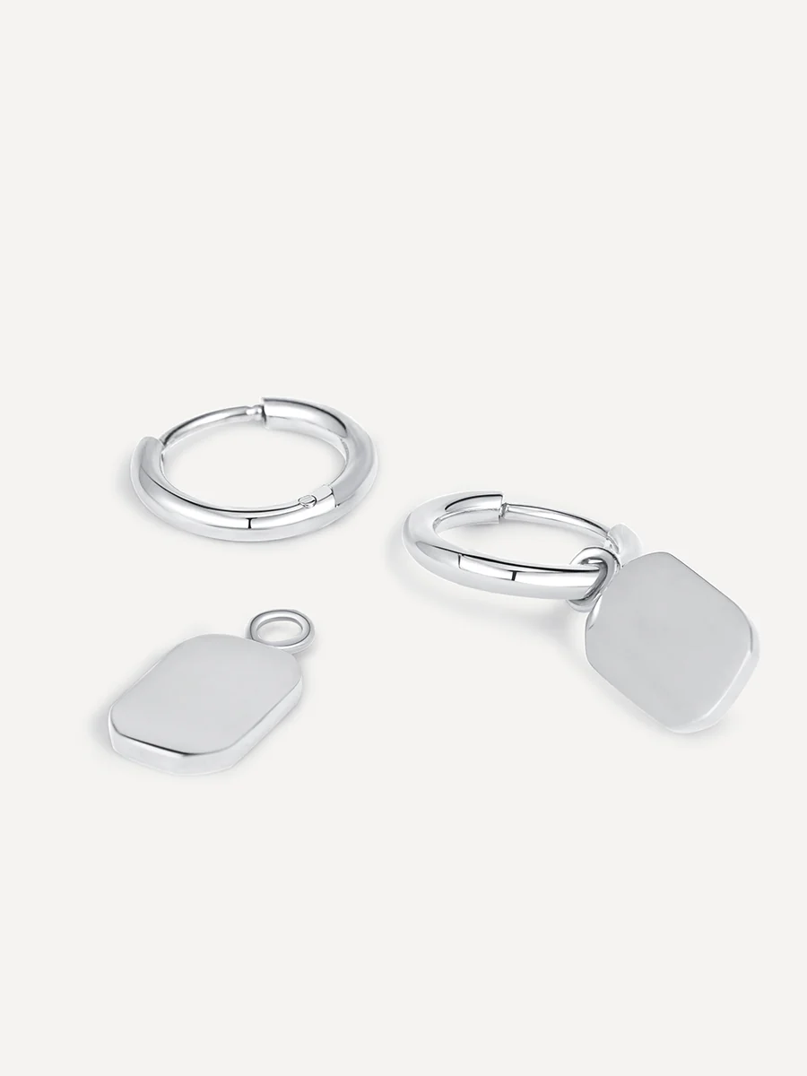 Polygon Drop Ohrringe - Image 5