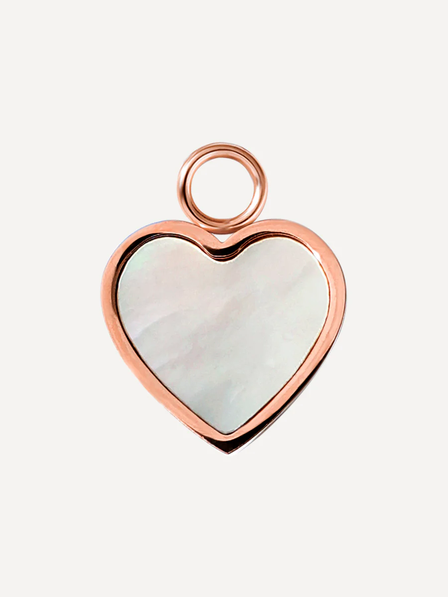12,2x11mm Precious Heart Ohrring-Charm - Image 5
