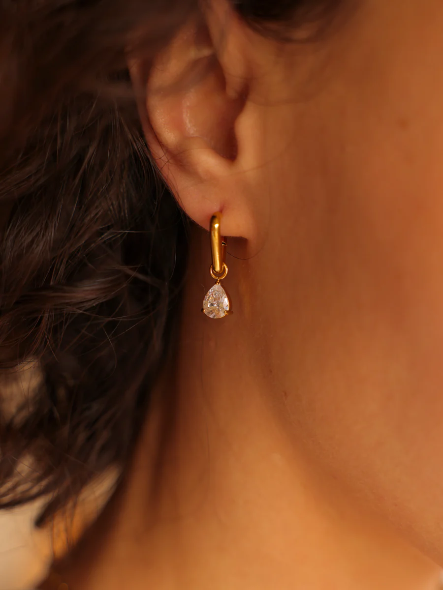 7x8,8mm Pure Drop Medium Ohrring-Charm - Image 3