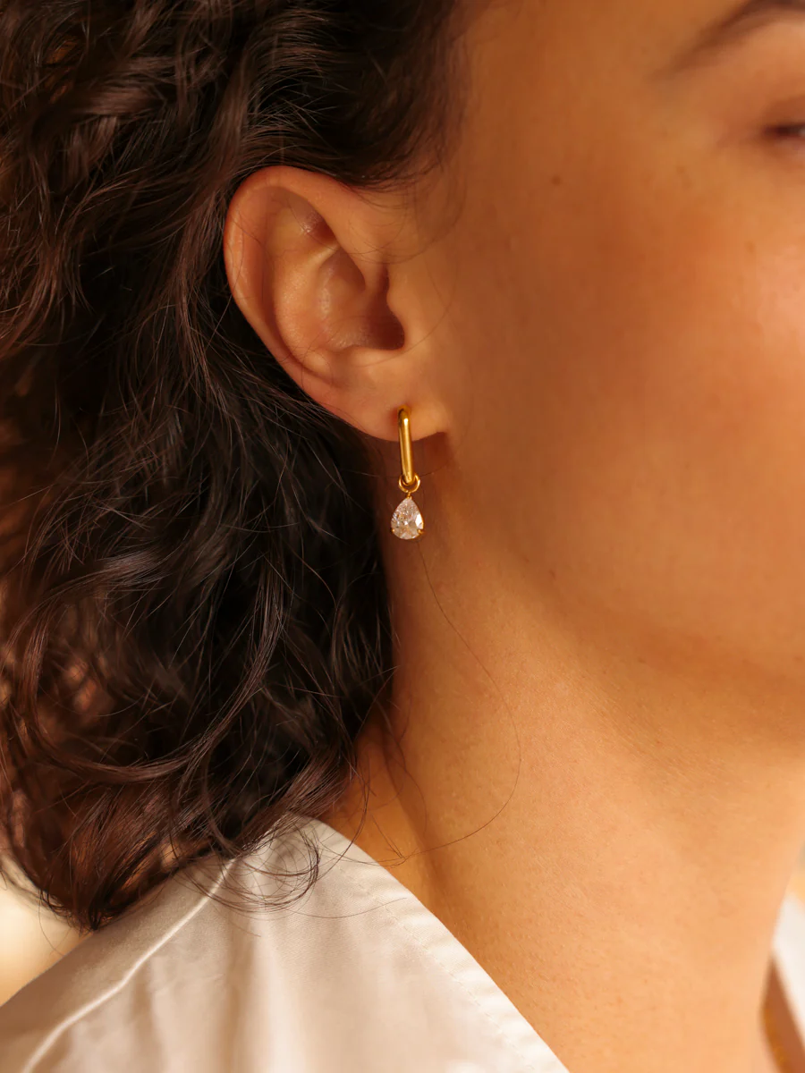 7x8,8mm Pure Drop Medium Ohrring-Charm - Image 5