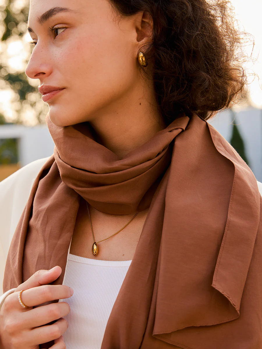 Pure Essence Brown Schal - Image 5
