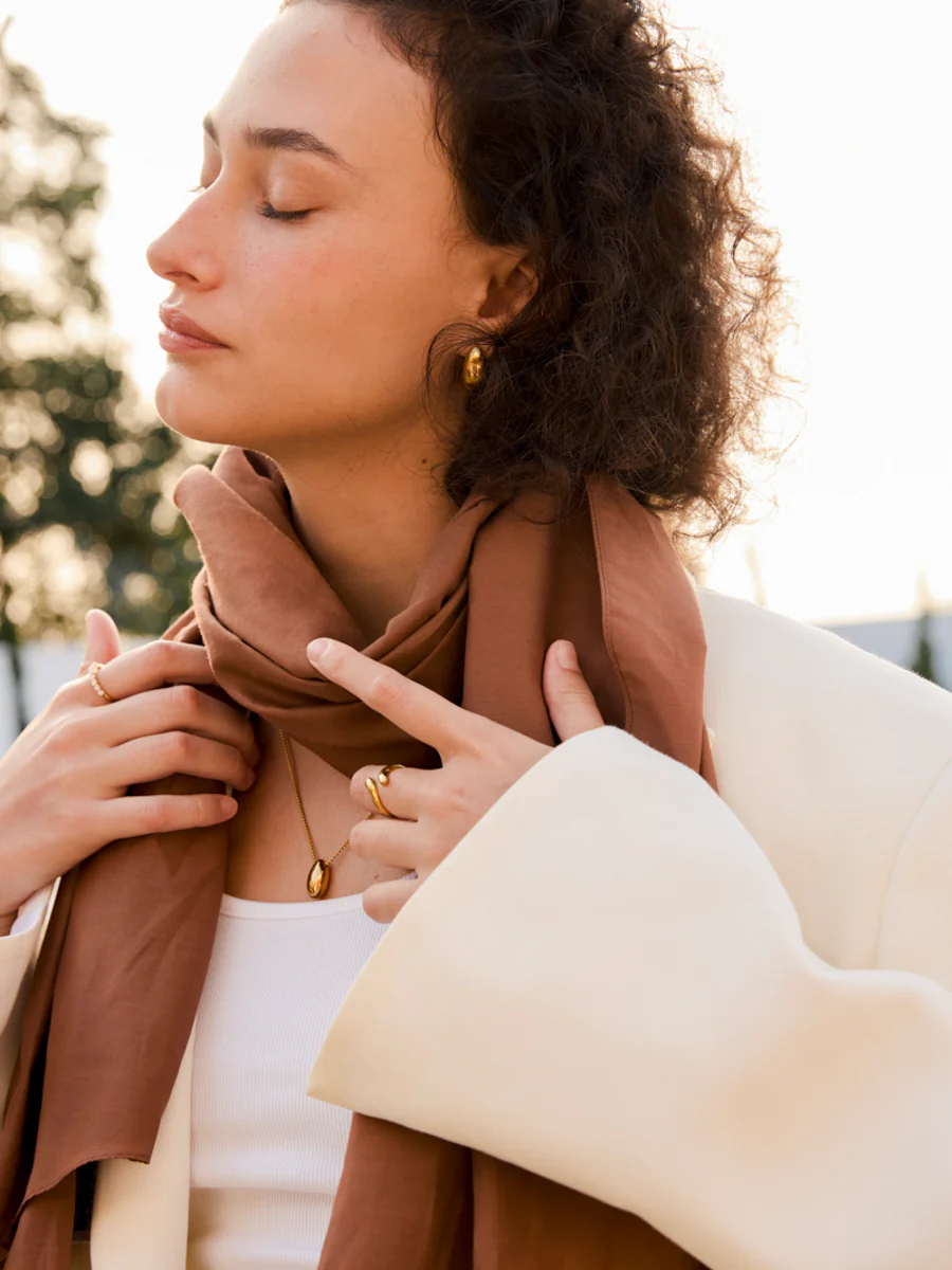 Pure Essence Brown Schal - Image 7