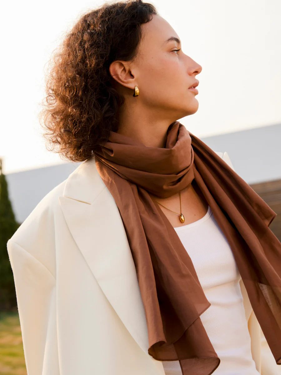 Pure Essence Brown Schal - Image 9