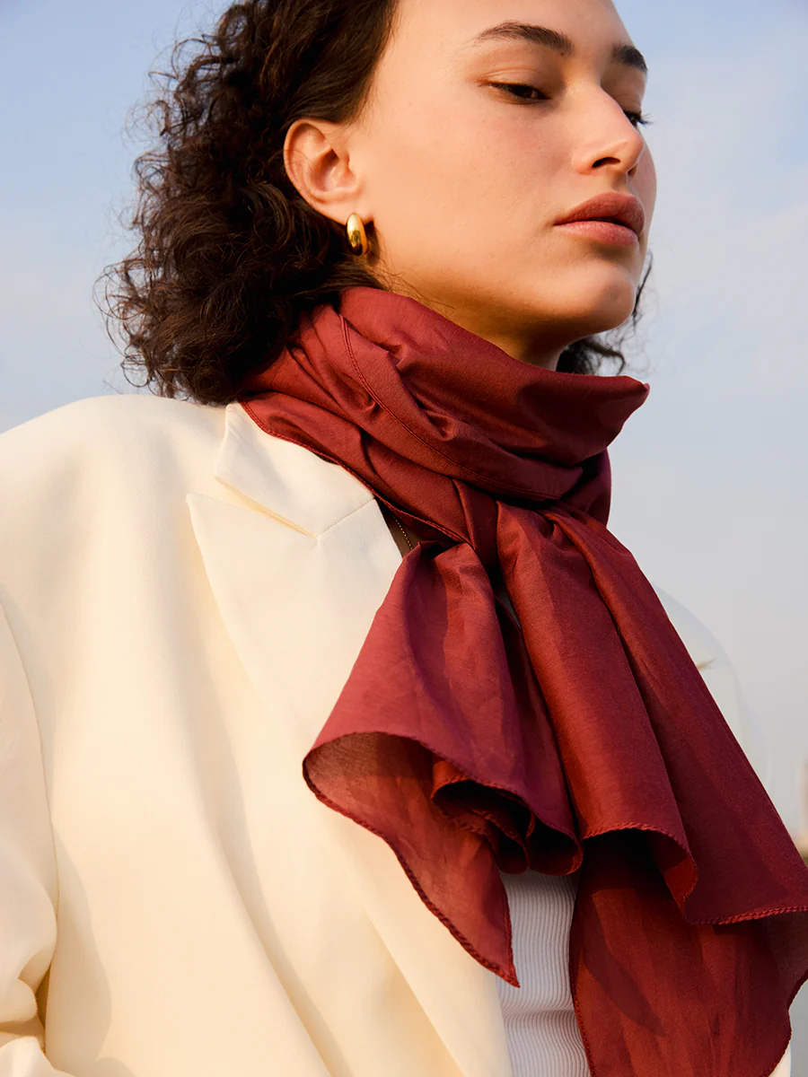 Pure Essence Dark Red Schal - Image 10