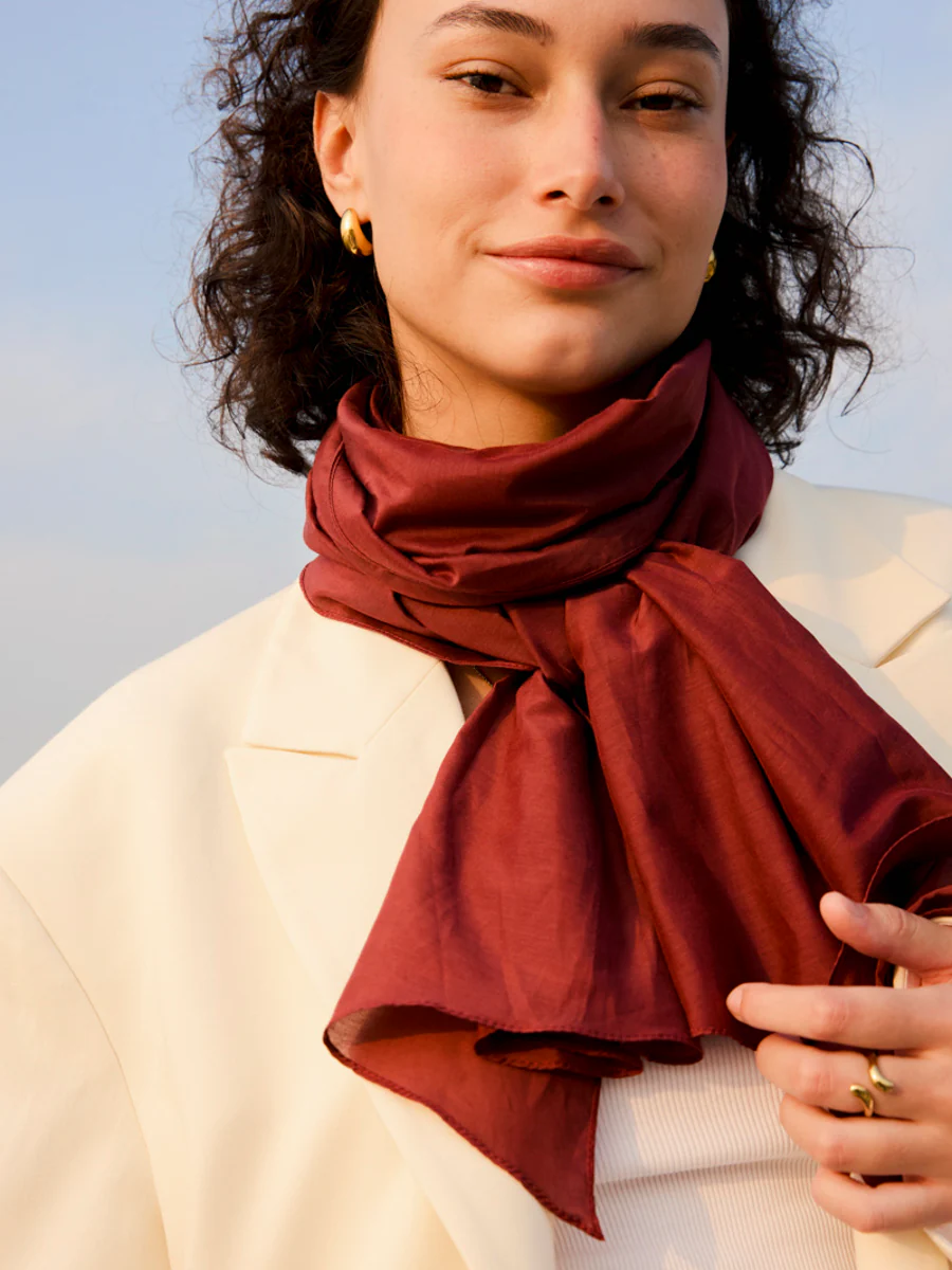 Pure Essence Dark Red Schal - Image 11