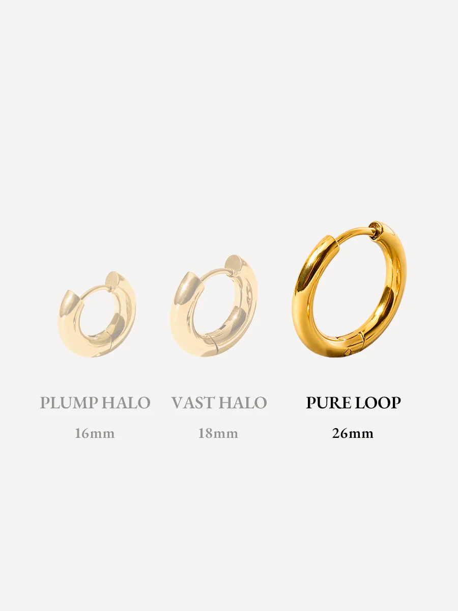 26mm Pure Loop Ohrringe - Image 8