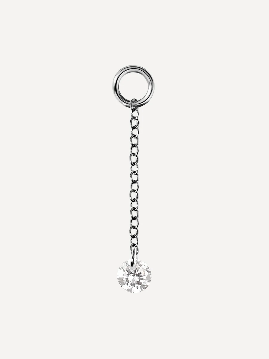 22x3,5mm Radiant Drop Ohrring-Charm - Image 2