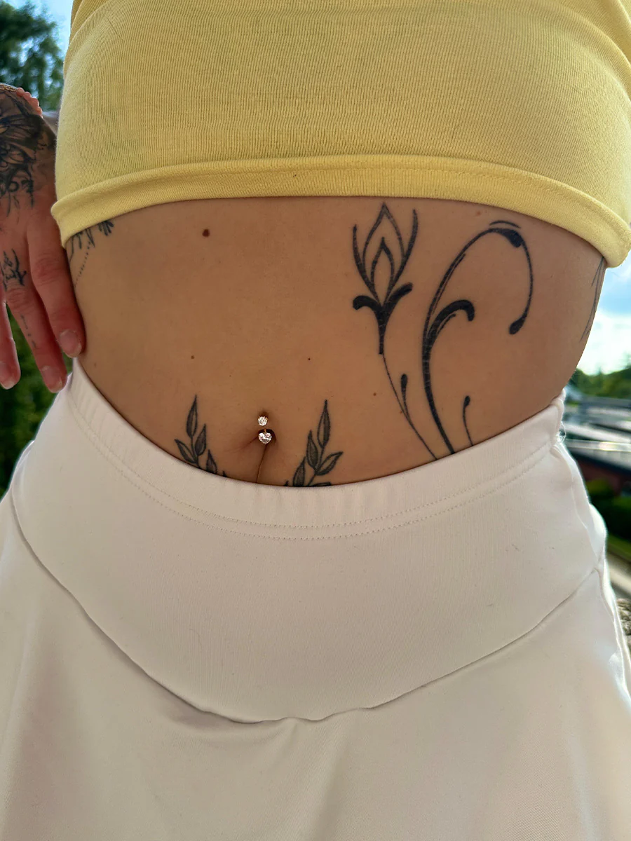 Radiant Heart Titan Bauchnabelpiercing - Image 2