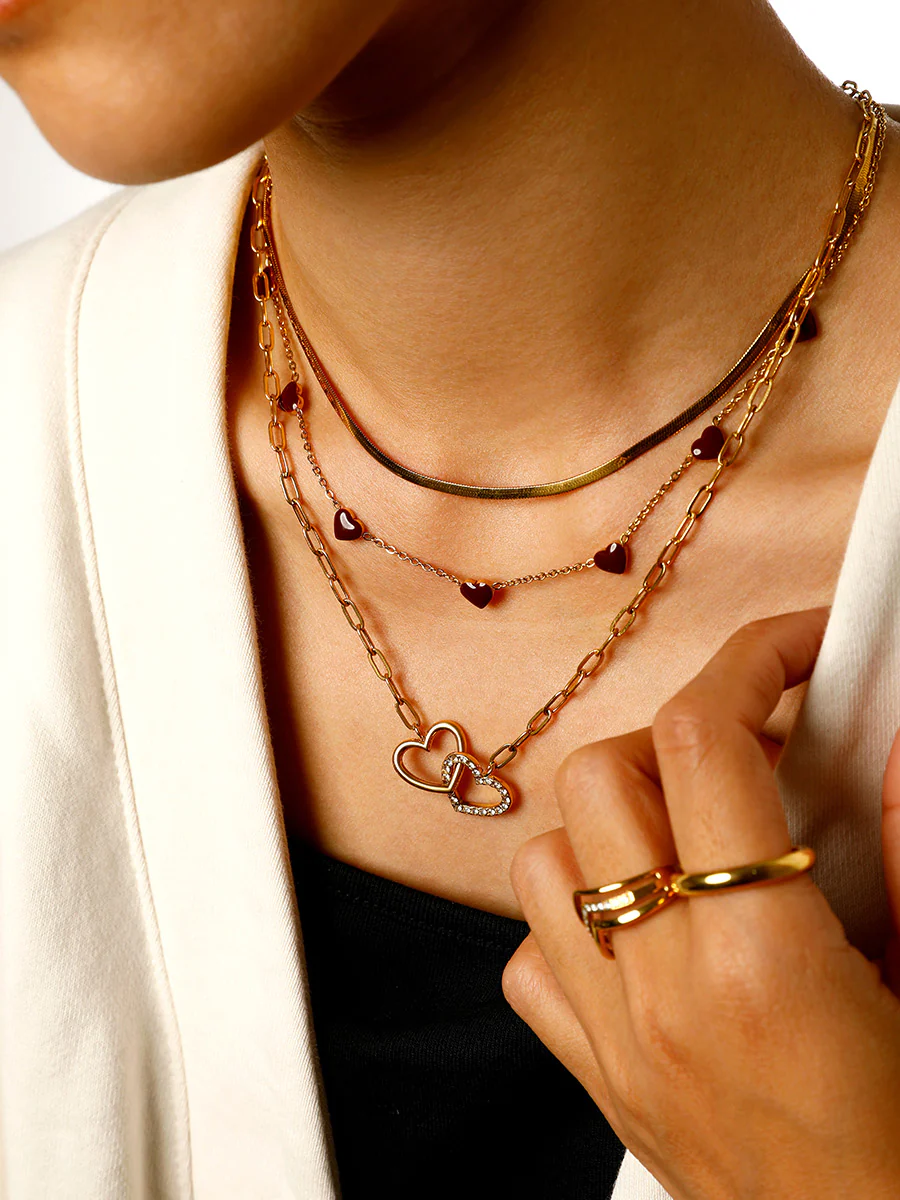 Red heart Kette - Image 2