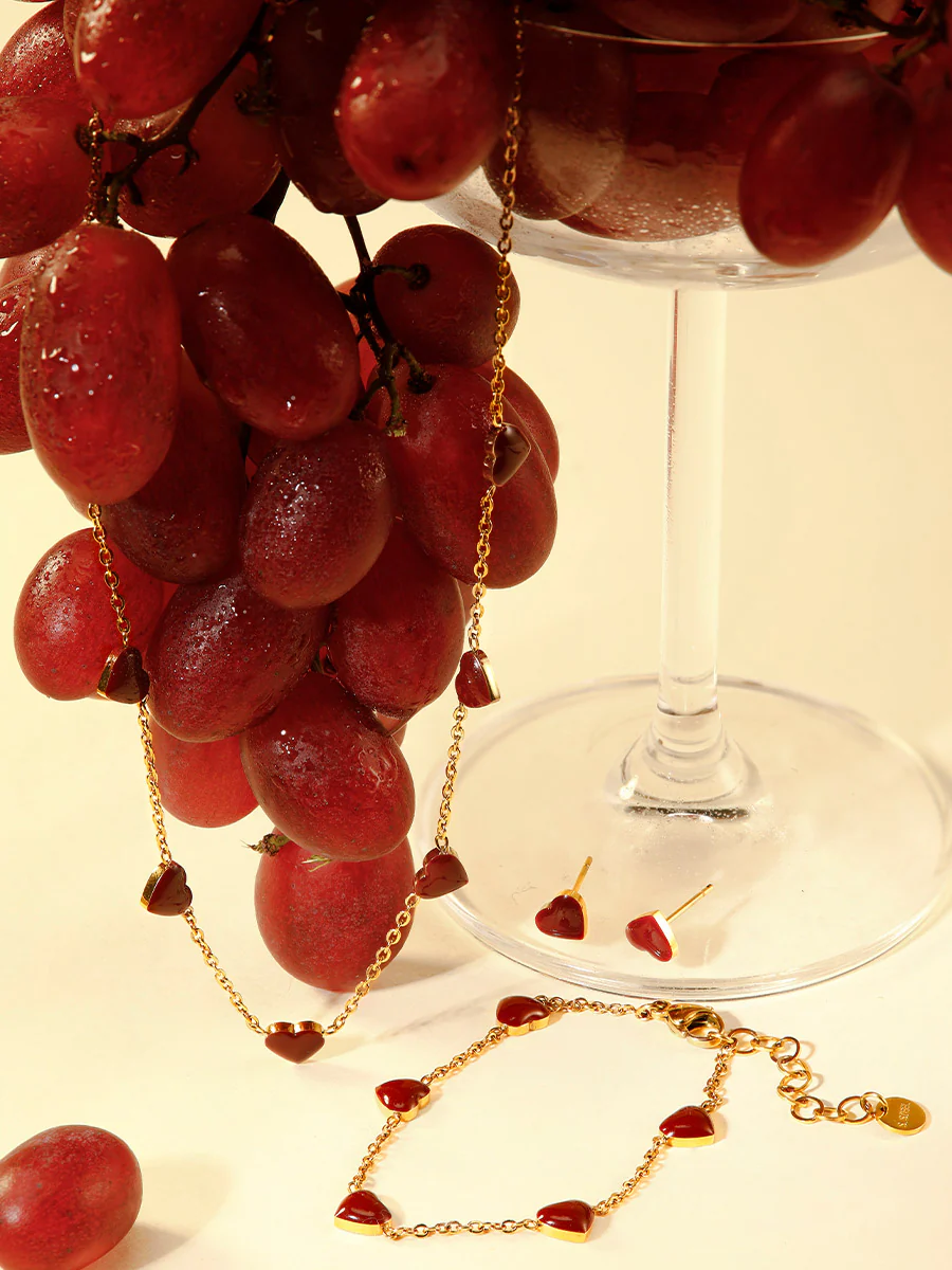 Red heart Kette - Image 4