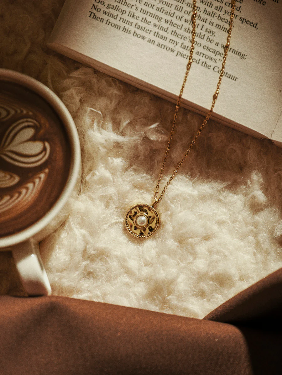 Retro Pearl Kette - Image 4