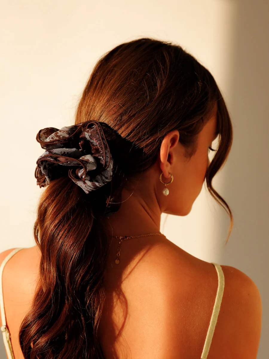 Ribbon Charm Scrunchie - Image 4