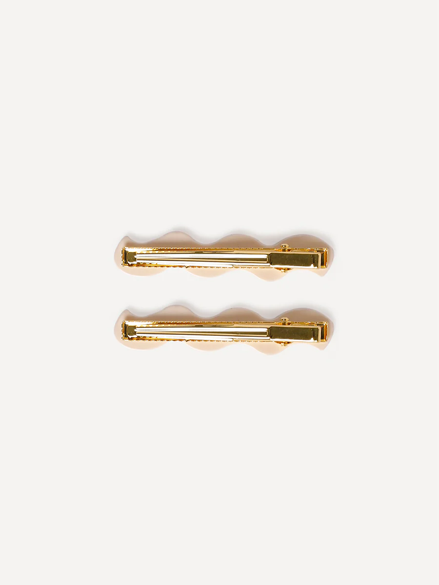 Ripple White Hairpin - Image 3