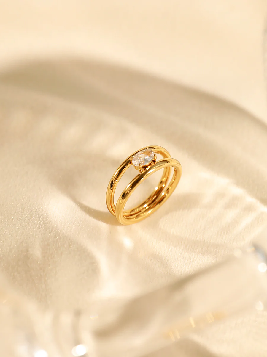 Sea and Sky Double Circular Ring - Image 4