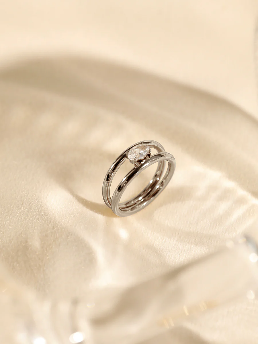 Sea and Sky Double Circular Ring - Image 9