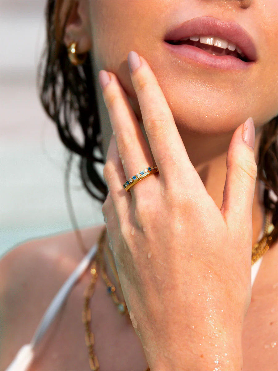 Sea and Sky Horizon Duo Ring - Image 3