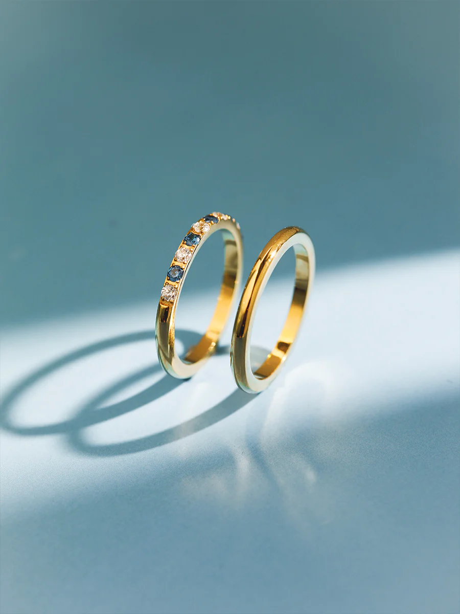 Sea and Sky Horizon Duo Ring - Image 4
