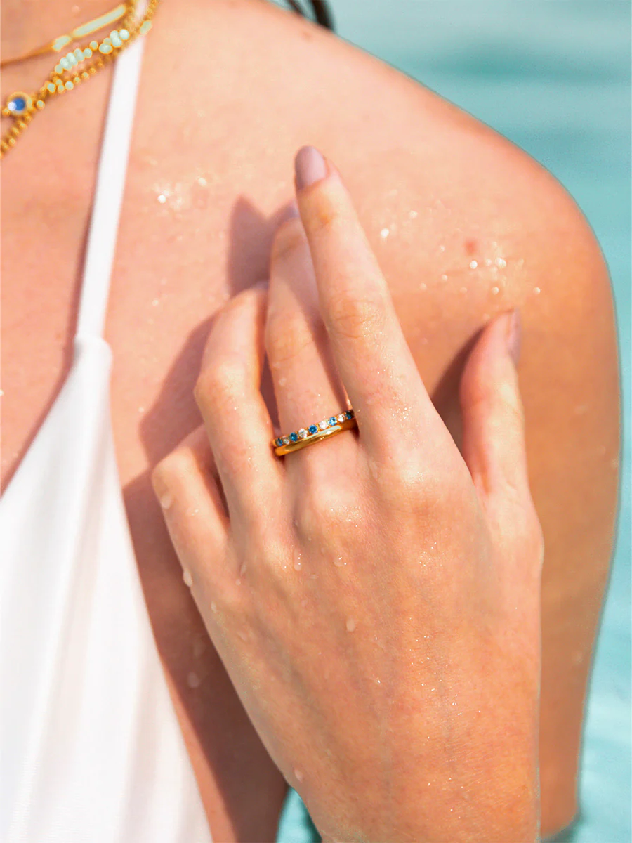Sea and Sky Horizon Duo Ring - Image 5