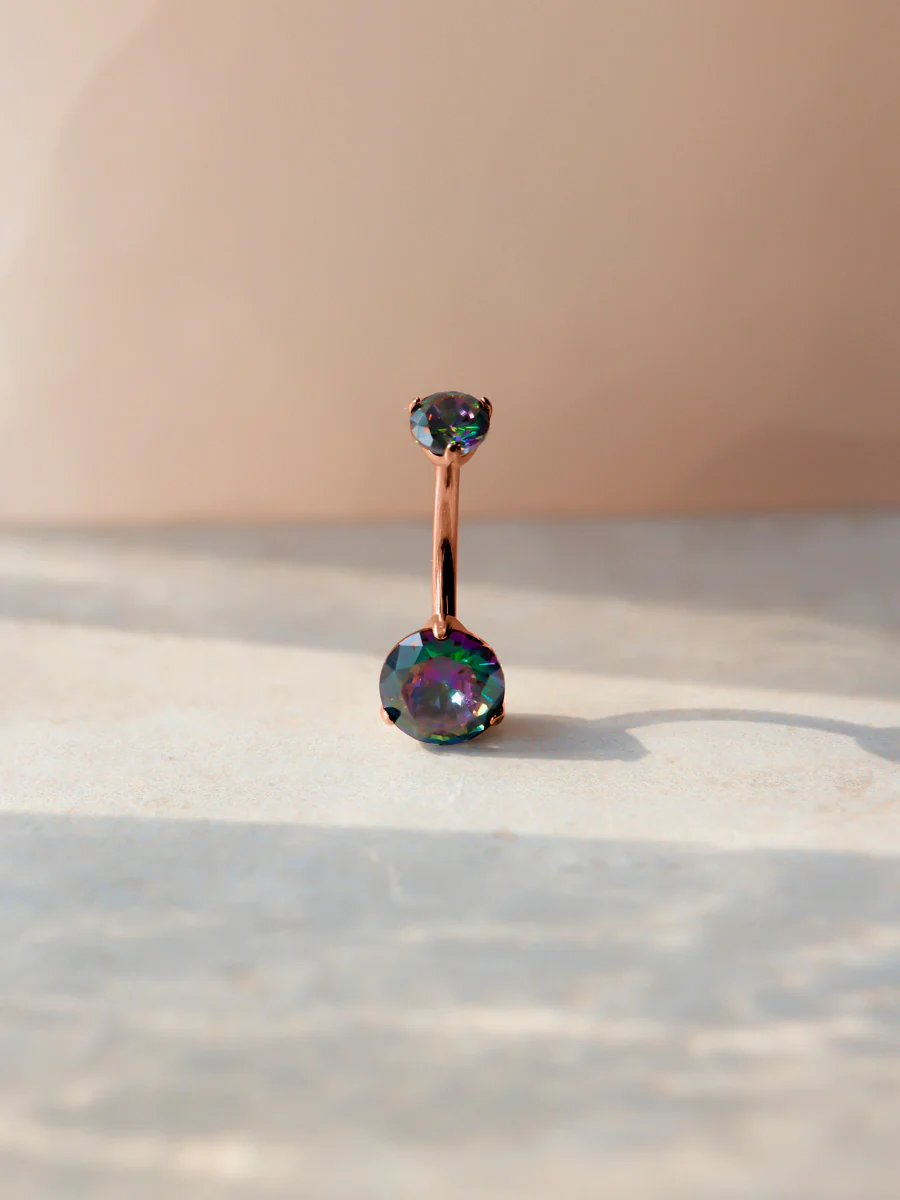 Serene Glow Dark Titan Bauchnabelpiercing - Image 4
