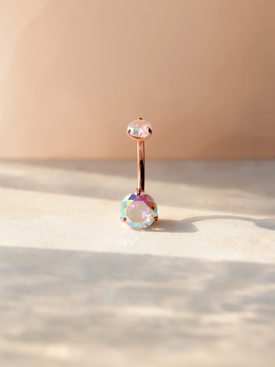 Serene Glow Rainbow Titan Bauchnabelpiercing - Image 6